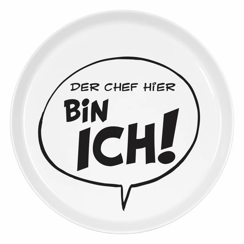 Könitz Teller Coup Asterix - Der Chef hier bin ich, Porzellan, Bunt, 20 cm, 11 4 20A 2793