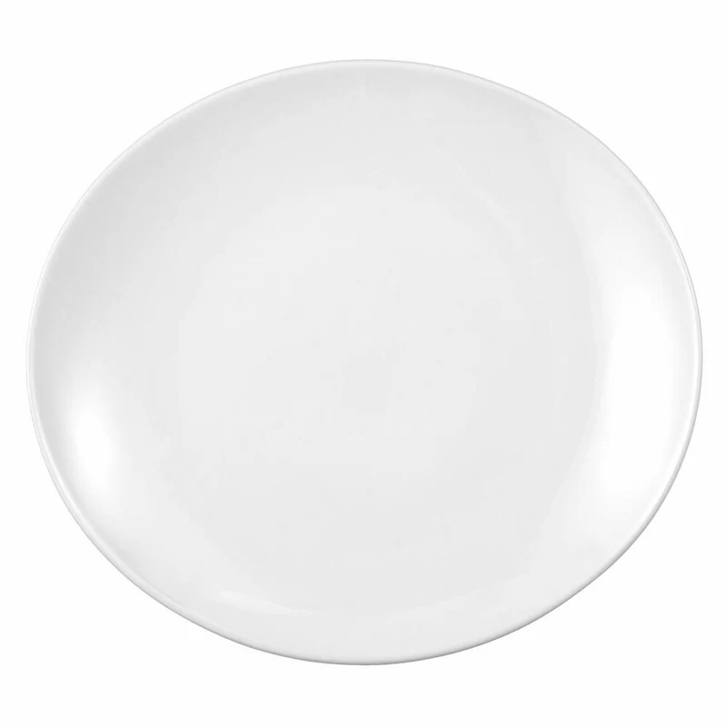 Seltmann Weiden Modern Life Teller Oval, Speiseteller, Servierteller, Porzellan, Weiß, 30.2 x 27.7 cm, 001.658471