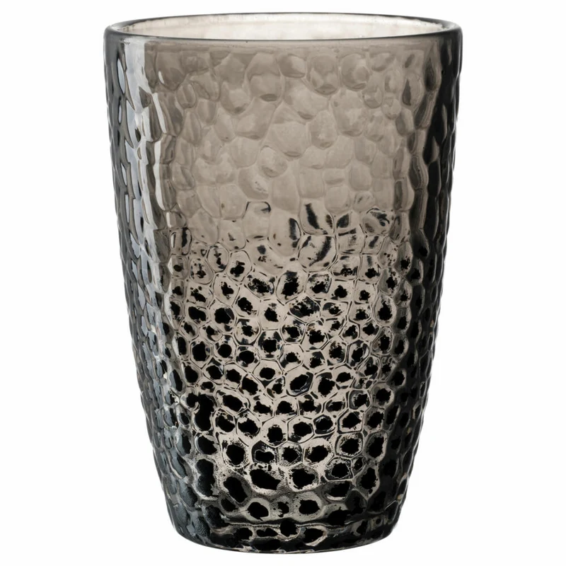 Leonardo Trinkglas Matera, Trinkbecher, Kalk-Natron-Glas, Anthrazit, 340 ml, 024382