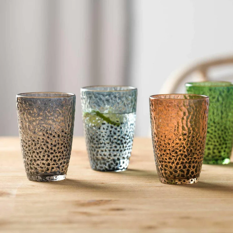 Leonardo Trinkglas Matera, Trinkbecher, Kalk-Natron-Glas, Grün, 340 ml, 024383