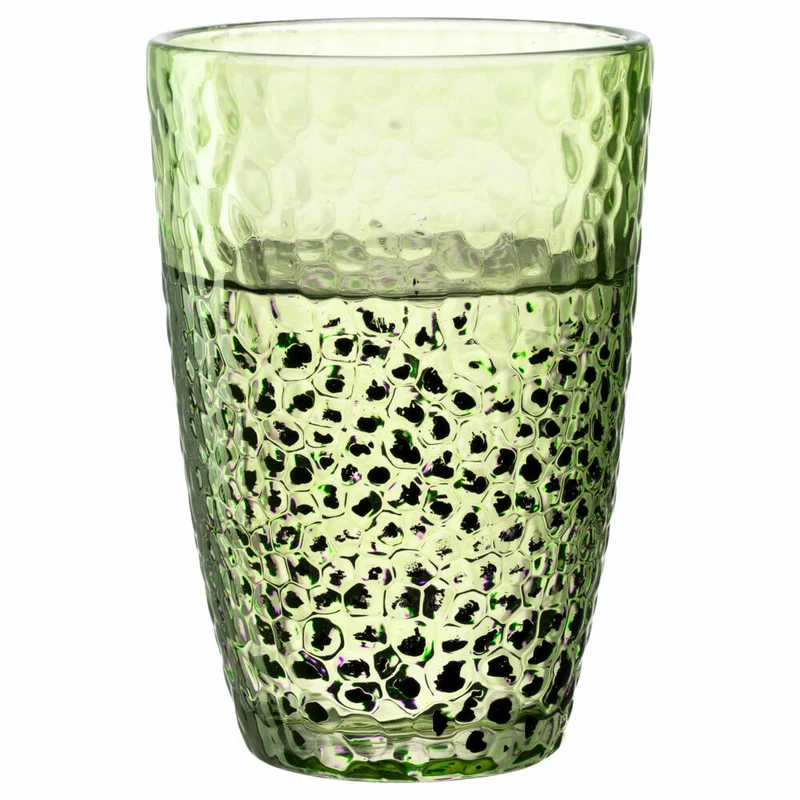 Leonardo Trinkglas Matera, Trinkbecher, Kalk-Natron-Glas, Grün, 340 ml, 024383