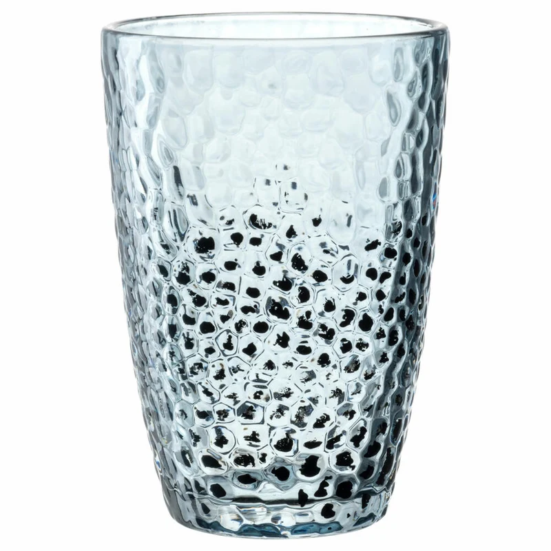 Leonardo Trinkglas Matera, Trinkbecher, Kalk-Natron-Glas, Blau, 340 ml, 024384