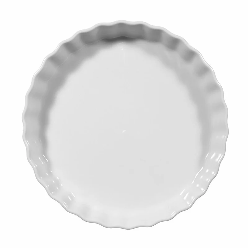 Seltmann Weiden Lukullus Auflaufform Rund, Ofenform, Backform, Porzellan, Weiß, 25 cm, 001.104285
