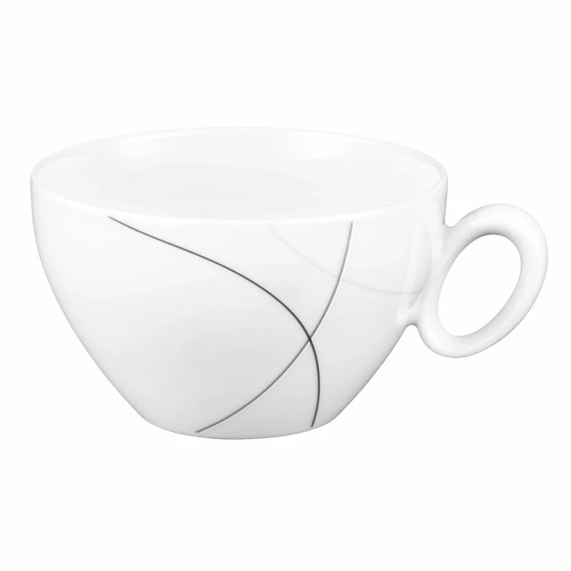 Seltmann Weiden Trio Frühstückstasse, Kaffeetasse, Teetasse, Tasse, Porzellan, Highline, 390 ml, 001.696985