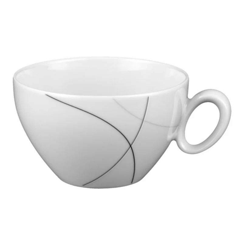 Seltmann Weiden Trio Frühstückstasse, Kaffeetasse, Teetasse, Tasse, Porzellan, Highline, 390 ml, 001.696985