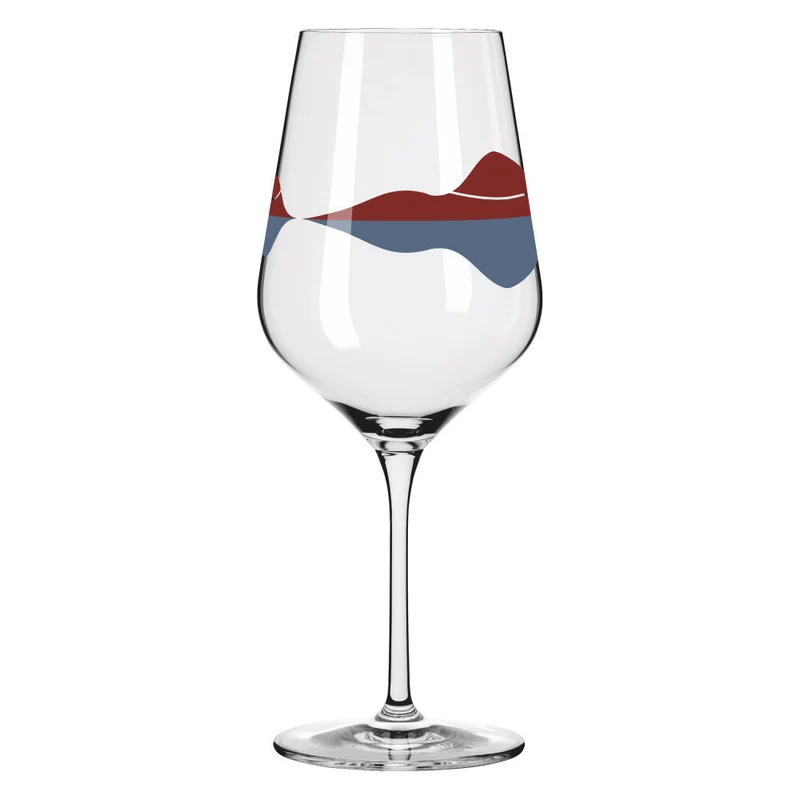 Ritzenhoff Rotweinglas 2er Set Herzkristall H23, Aurélie Girod, Applefield, Kristallglas, 570 ml, 6161001