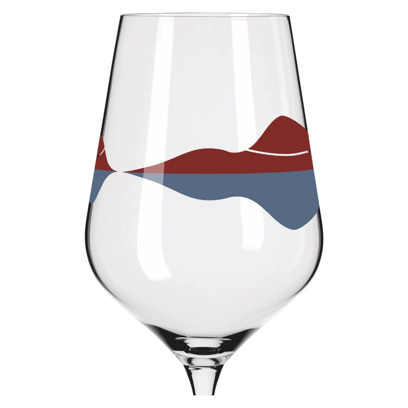 Ritzenhoff Rotweinglas 2er Set Herzkristall H23, Aurélie Girod, Applefield, Kristallglas, 570 ml, 6161001