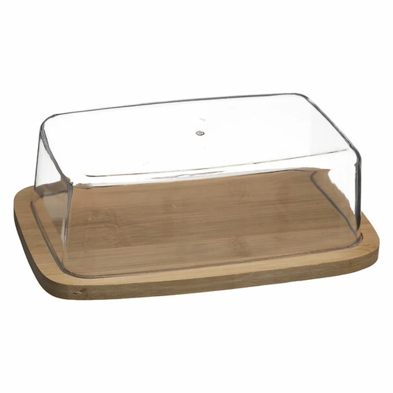 5five Simply Smart Butterdose Bamboo, Butterschale, Bambus, Kunststoff, Beige, 151189