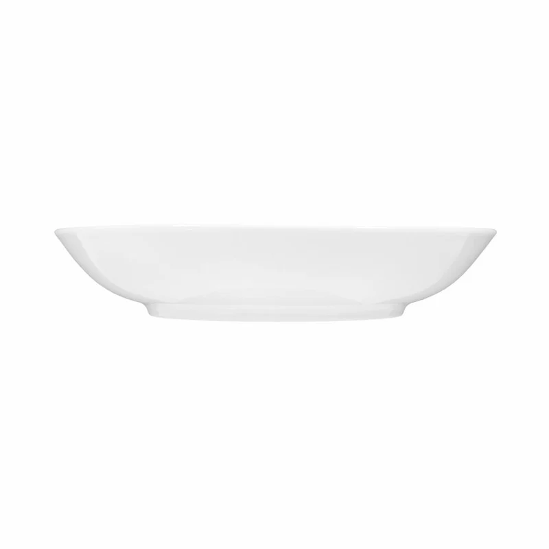 Seltmann Weiden Lido Suppenteller, Teller, Speiseteller, Porzellan, Coup Weiß, Ø 21.1 cm, 001.199244