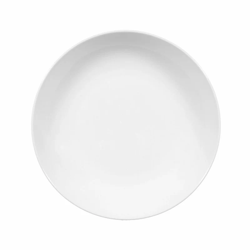 Seltmann Weiden Lido Suppenteller, Teller, Speiseteller, Porzellan, Coup Weiß, Ø 21.1 cm, 001.199244