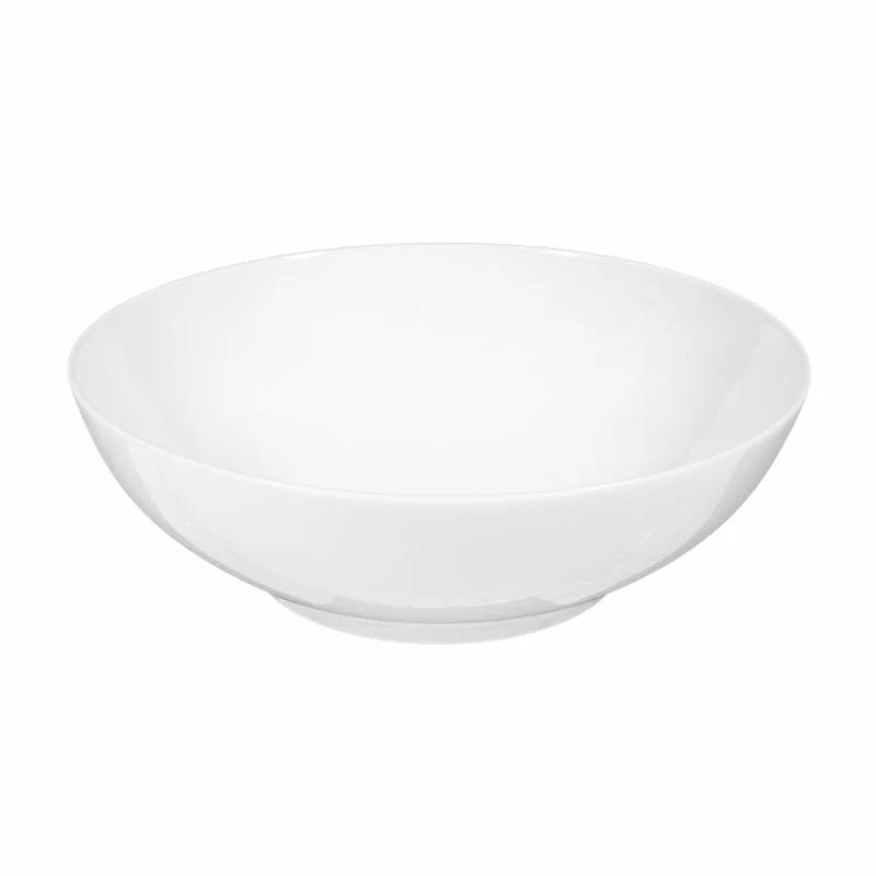 Seltmann Weiden Lido Schüssel Rund, Servierschale, Schale, Porzellan, Weiß, Ø 23.2 cm, 001.199604