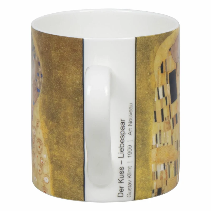 Könitz Becher Der Kuss - Gustav Klimt, Tasse, New Bone China, Bunt, 385 ml, 11 2 004 2765