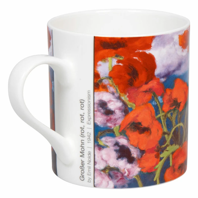 Könitz Becher Großer Mohn - Emil Nolde, Tasse, New Bone China, Rot, 385 ml, 11 2 004 2791
