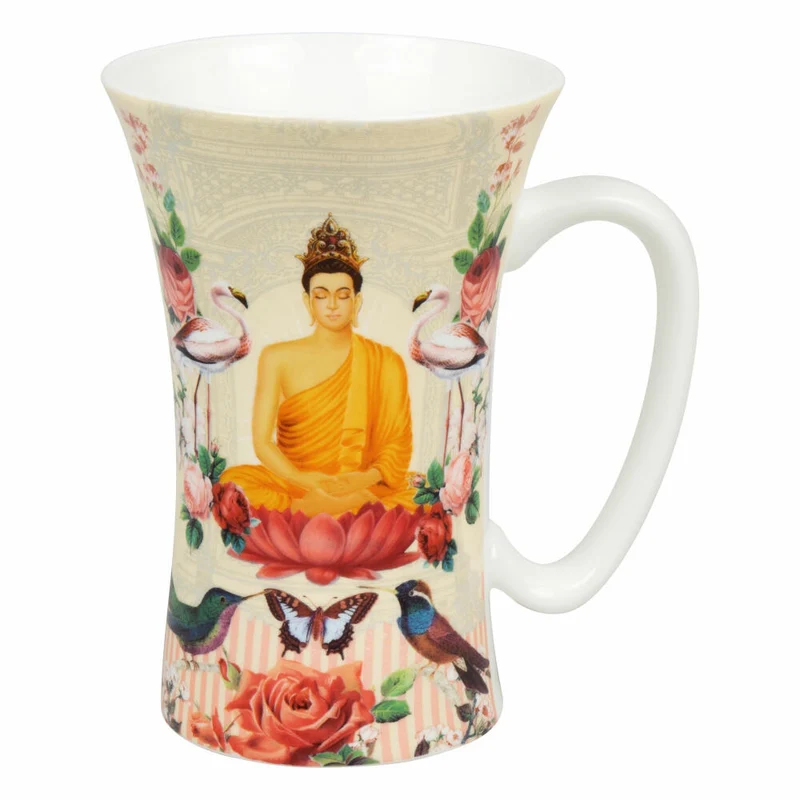 Könitz Mega Mug Buddha - Sanmartin, Tasse, Bone China, Bunt, 630 ml, 11 2 016 2780
