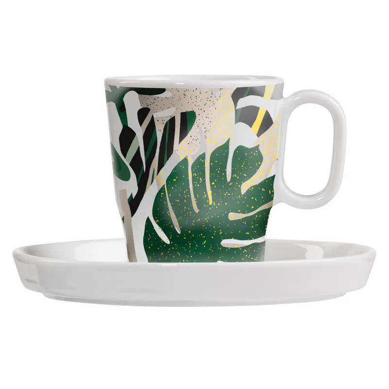 Ritzenhoff Espressotasse mit Untertasse Genussklasse 004, Ritzenhoff Design Team, Porzellan, 97 ml, 3721004
