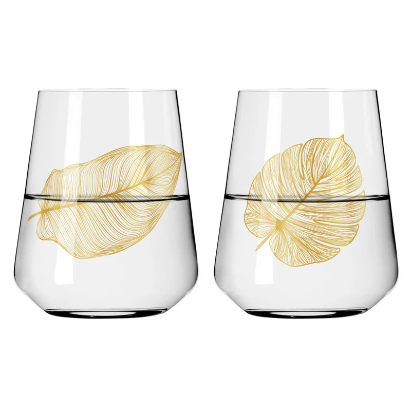 Ritzenhoff Universalglas 2er Set Sparkle 003, 004, Ritzenhoff Design Team, Kristallglas, 510 ml, 3981002