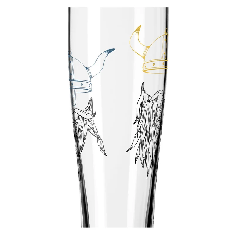 Ritzenhoff Weizenbierglas 2er Set Brauchzeit 017, 018, Ana Vasconcelos, Glas, 646 ml, 3481009
