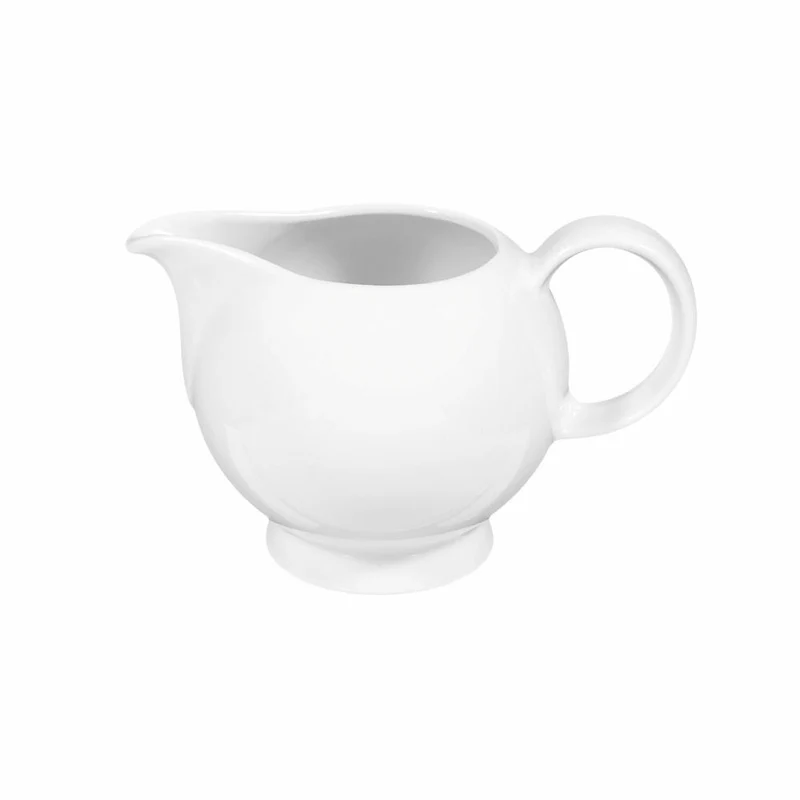 Seltmann Weiden Lido Milchkännchen, Kännchen, Milchgießer, Milchkanne, Porzellan, Weiß, 230 ml, 001.202620