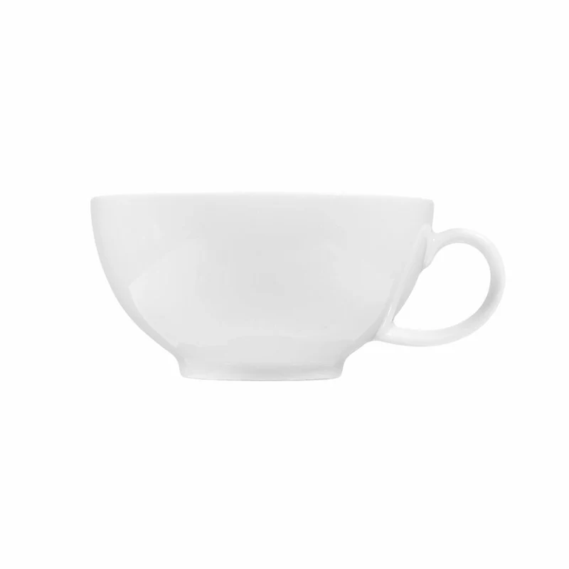 Seltmann Weiden Lido Teetasse, Tee Tasse, Kaffeetasse, Porzellan, Weiß, 200 ml, 001.202892
