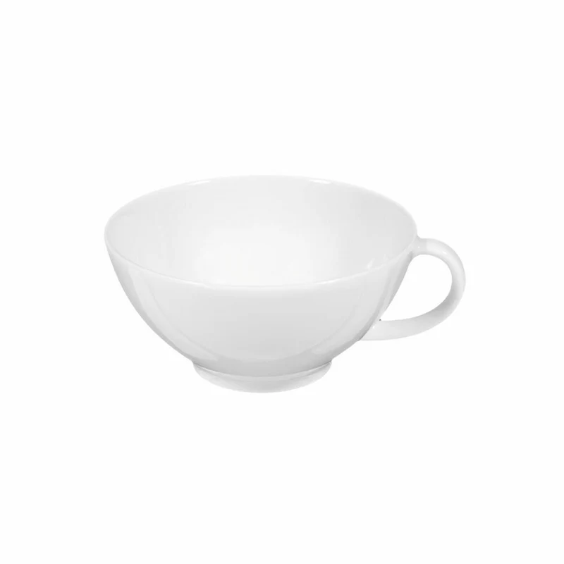 Seltmann Weiden Lido Teeobertasse, Teetasse, Tee Tasse, Porzellan, Weiß, 140 ml, 001.203044