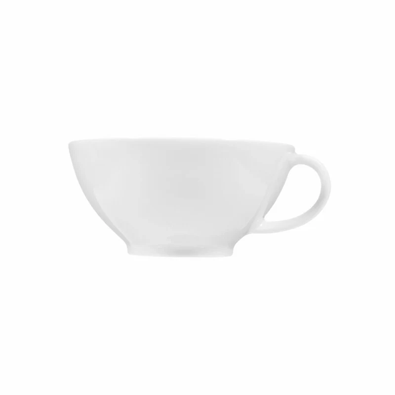 Seltmann Weiden Lido Teeobertasse, Teetasse, Tee Tasse, Porzellan, Weiß, 140 ml, 001.203044