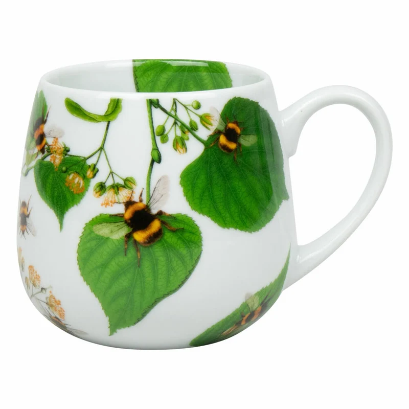 Könitz Kuschelbecher Bumblebees on Leaf, Tasse, Porzellan, Bunt, 400 ml, 11 1 143 2768