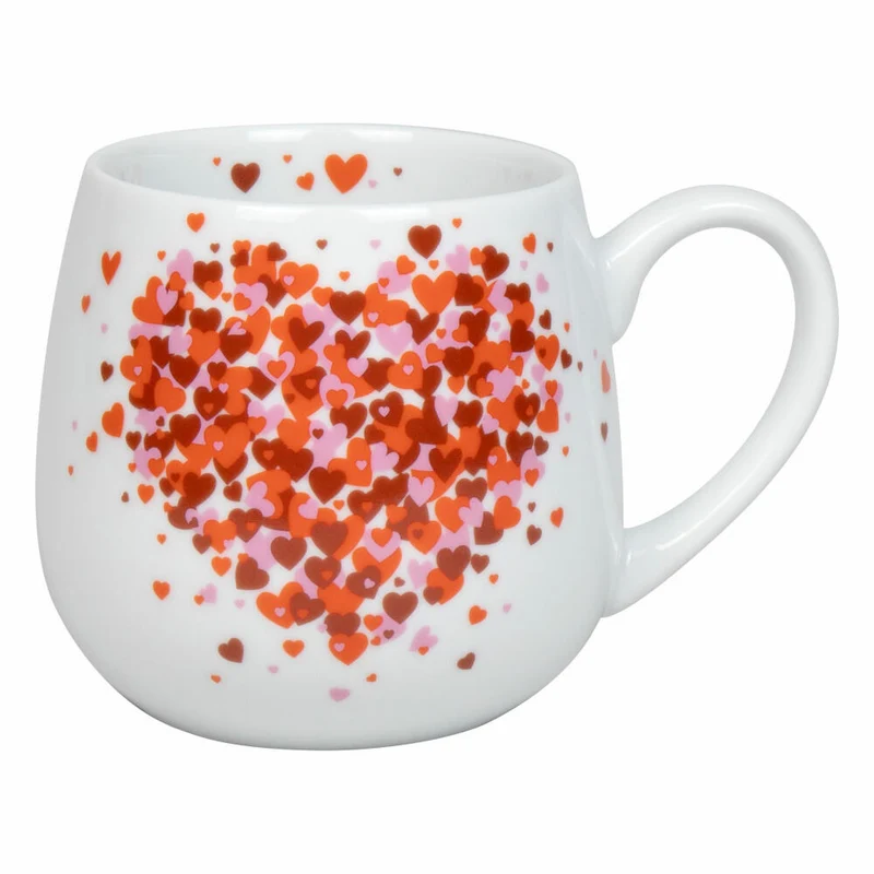 Könitz Kuschelbecher Love Explodes, Tasse, Porzellan, Rot, 400 ml, 11 1 143 2833