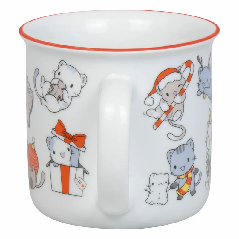 Könitz Becher Lovely Cats Christmas, Tasse, Porzellan, Bunt, 380 ml, 11 1 971 2832