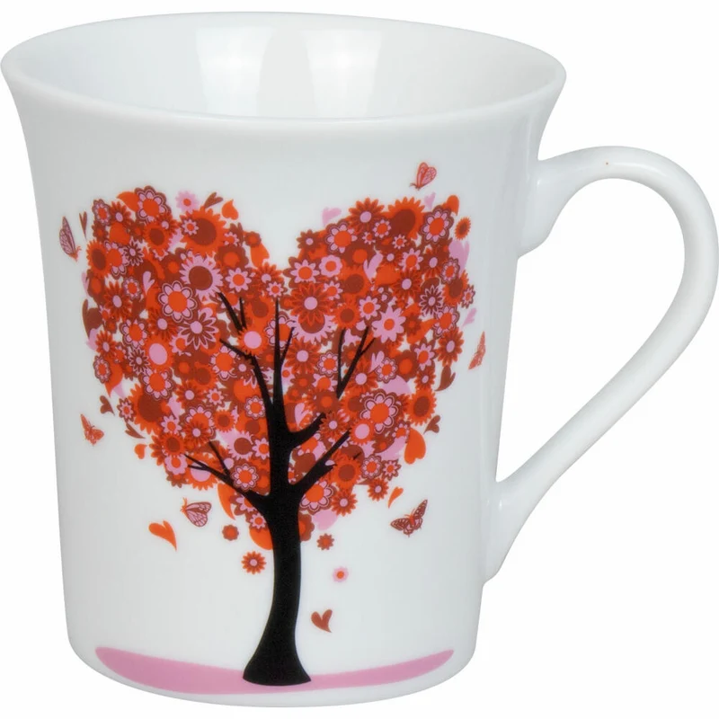 Könitz Becher Love Grows, Tasse, Liebe, Porzellan, Rot, 410 ml, 11 1 100 2739
