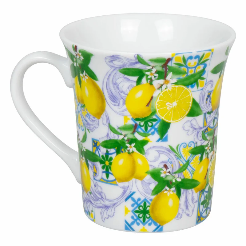 Könitz Becher Sizilianische Früchte, Tasse, Porzellan, Bunt, 410 ml, 11 1 100 2788