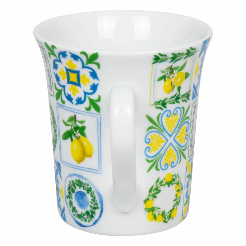 Könitz Becher Sizilianische Muster, Tasse, Porzellan, Bunt, 410 ml, 11 1 100 2789
