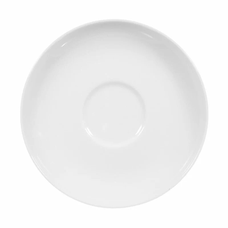 Seltmann Weiden Lido Kombi-Untertasse, Unterteller, Porzellan, Weiß, Ø 14.7 cm, 001.203278