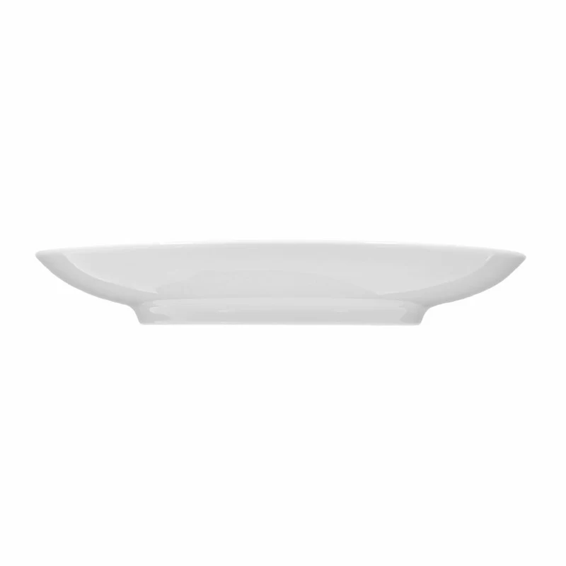 Seltmann Weiden Lido Untertasse, zur Frühstückstasse, Unterteller, Porzellan, Weiß, Ø 16 cm, 001.203664