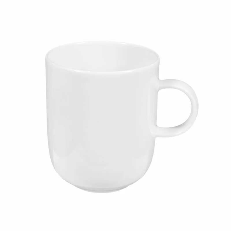 Seltmann Weiden Lido Becher, Kaffeebecher, Teetasse, Tasse, Porzellan, Weiß, 250 ml, 001.203762