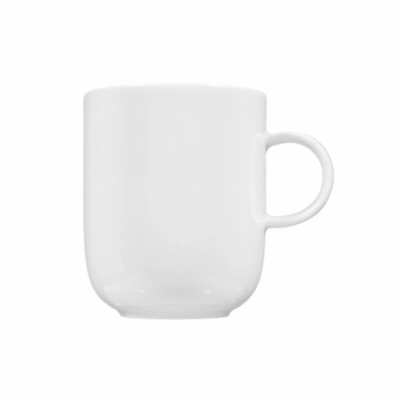 Seltmann Weiden Lido Becher, Kaffeebecher, Teetasse, Tasse, Porzellan, Weiß, 250 ml, 001.203762