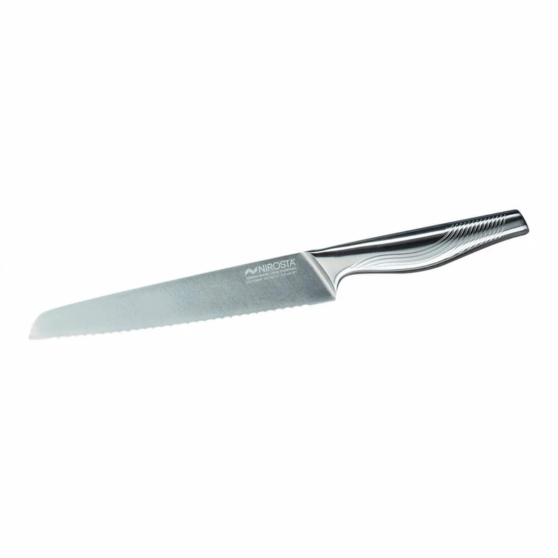 Nirosta Brotmesser Swing, Brötchenmesser, Edelstahl, Silber, 35 cm, 43717