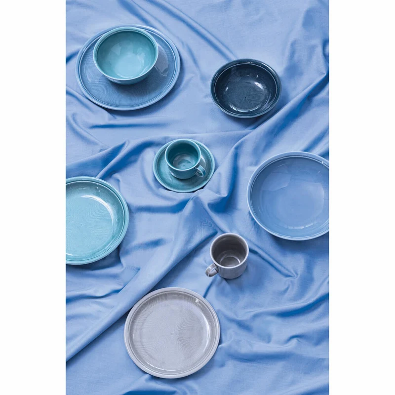 Thomas Suppenteller Trend Colour Arctic Blue, tiefer Teller, Pastateller, Porzellan, Blau, 24 cm, 11400-401927-10324
