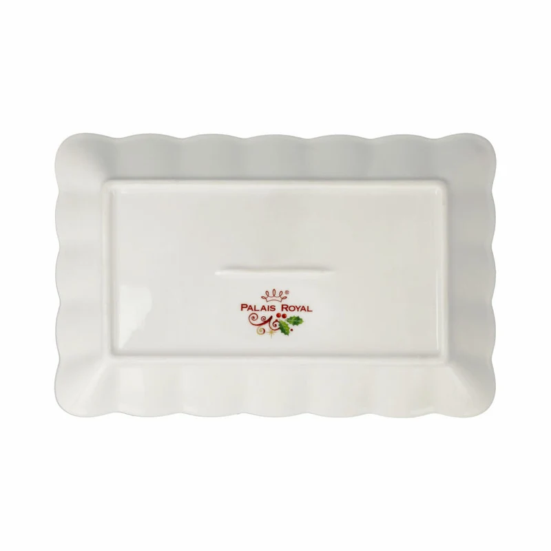 Goebel Schale Palais Royal - Karree, Weihnachtsmotiv, Porzellan, Bunt, 22 x 14 cm, 51001631