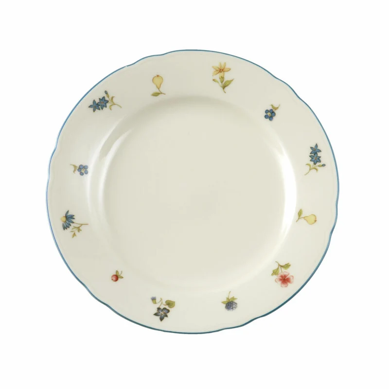 Seltmann Weiden Marie-Luise Brotteller, Frühstücksteller, Teller, Porzellan, Streublume, Ø 17.1 cm, 001.290597
