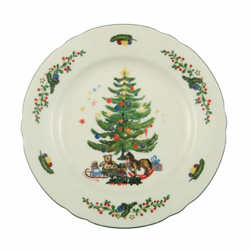 Seltmann Weiden Marie-Luise Brotteller, Frühstücksteller, Teller, Porzellan, Weihnachten, Ø 17.1 cm, 001.290677