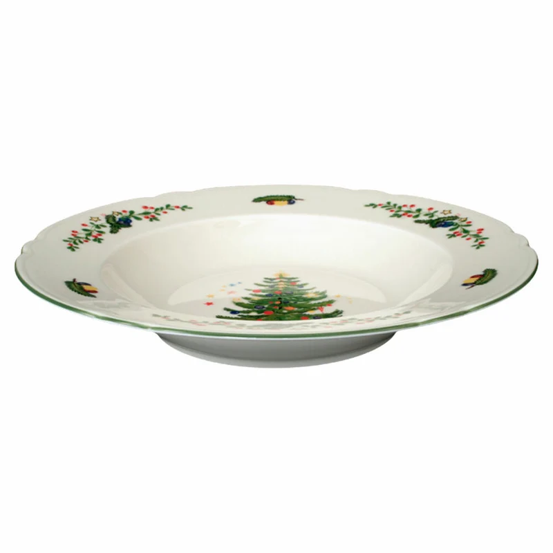 Seltmann Weiden Marie-Luise Suppenteller, Teller, Speiseteller, Porzellan, Weihnachten, Ø 23.2 cm, 001.291530