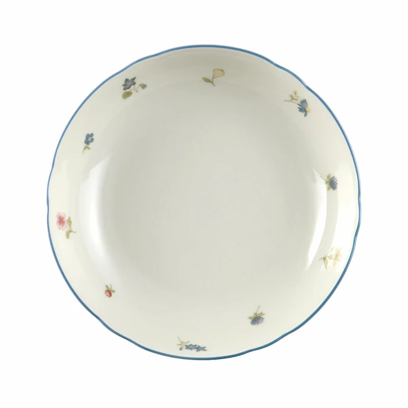 Seltmann Weiden Marie-Luise Salatschale, Schale, Schüssel, Porzellan, Streublume, Ø 16.3 cm, 001.291590
