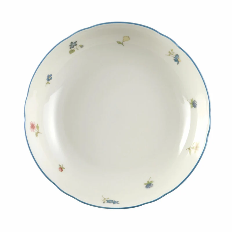 Seltmann Weiden Marie-Luise Salatschale, Schale, Schüssel, Porzellan, Streublume, Ø 19 cm, 001.291722
