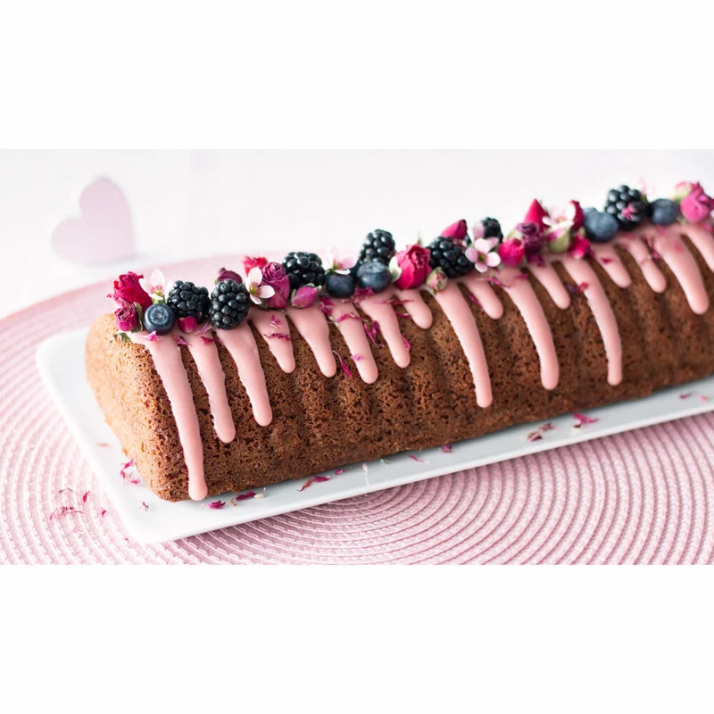 Städter Rehrückenform We-Love-Baking, Backform, Metall, Silber, 30 x 11 x 6 cm, 661448