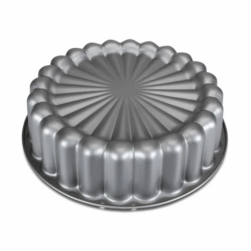 Städter Charlotte We-Love-Baking, Backform, Kuchenform, Metall, Silber, 26 cm, 661493
