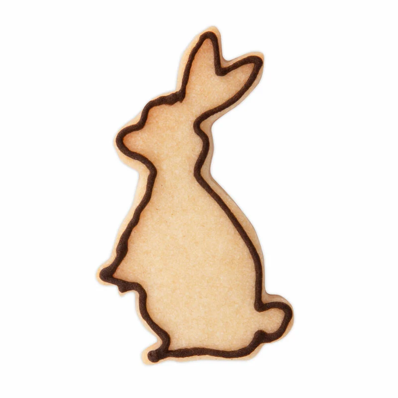 Städter Ausstecher Hase, Ausstechform, Plätzchenform, Edelstahl, Silberfarben, 6 cm, 217294