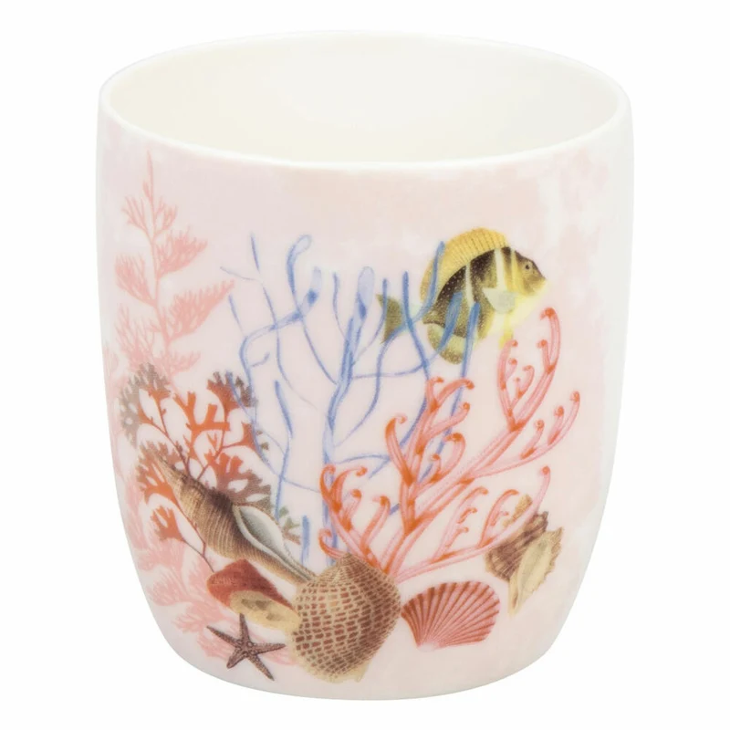 Könitz Becher ohne Henkel Pink Coral - Sanmartin, New Bone China, Rosa, 200 ml, 11 7 268 2775