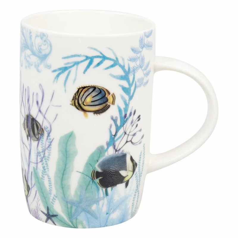 Könitz Becher Blue Coral - Sanmartin, Tasse, New Bone China, Blau, 600 ml, 11 7 269 2776