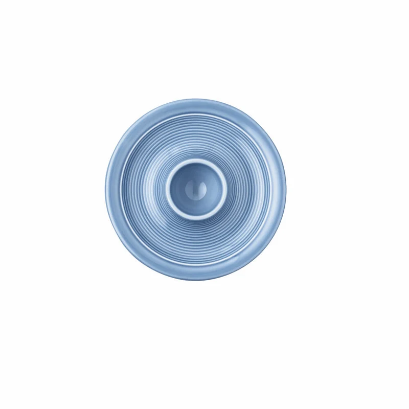 Thomas Eierbecher mit Ablage Trend Colour Arctic Blue, Porzellan, Blau, 14 cm, 11400-401927-15525