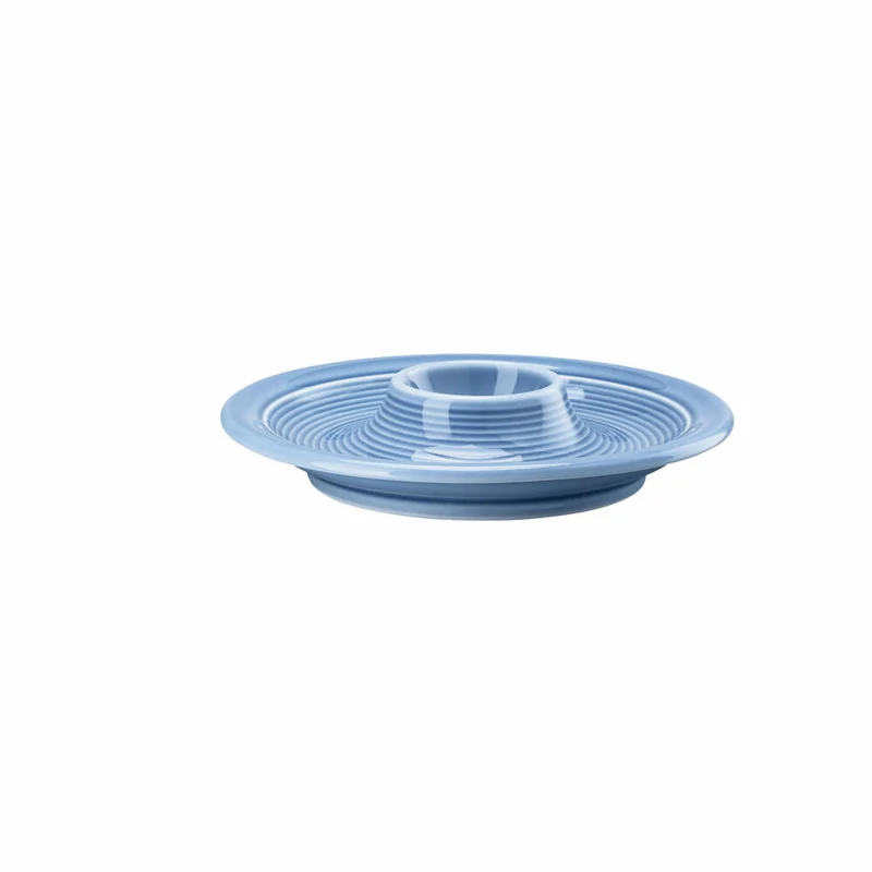 Thomas Eierbecher mit Ablage Trend Colour Arctic Blue, Porzellan, Blau, 14 cm, 11400-401927-15525